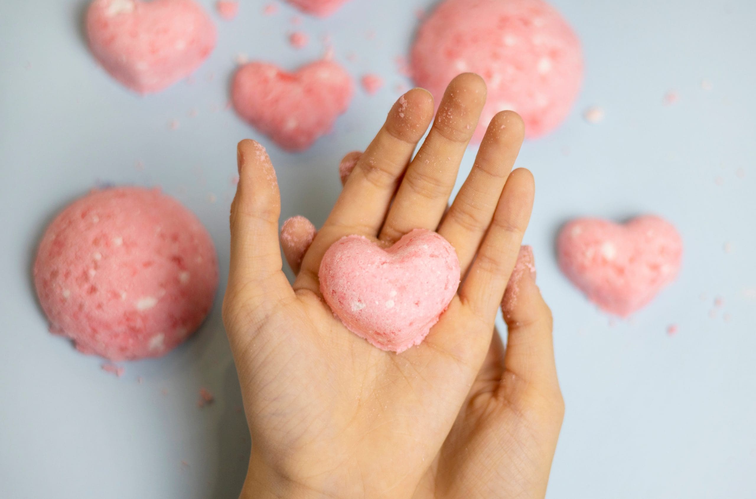 Mental Wellness - Heart Shaped Bath Bomb